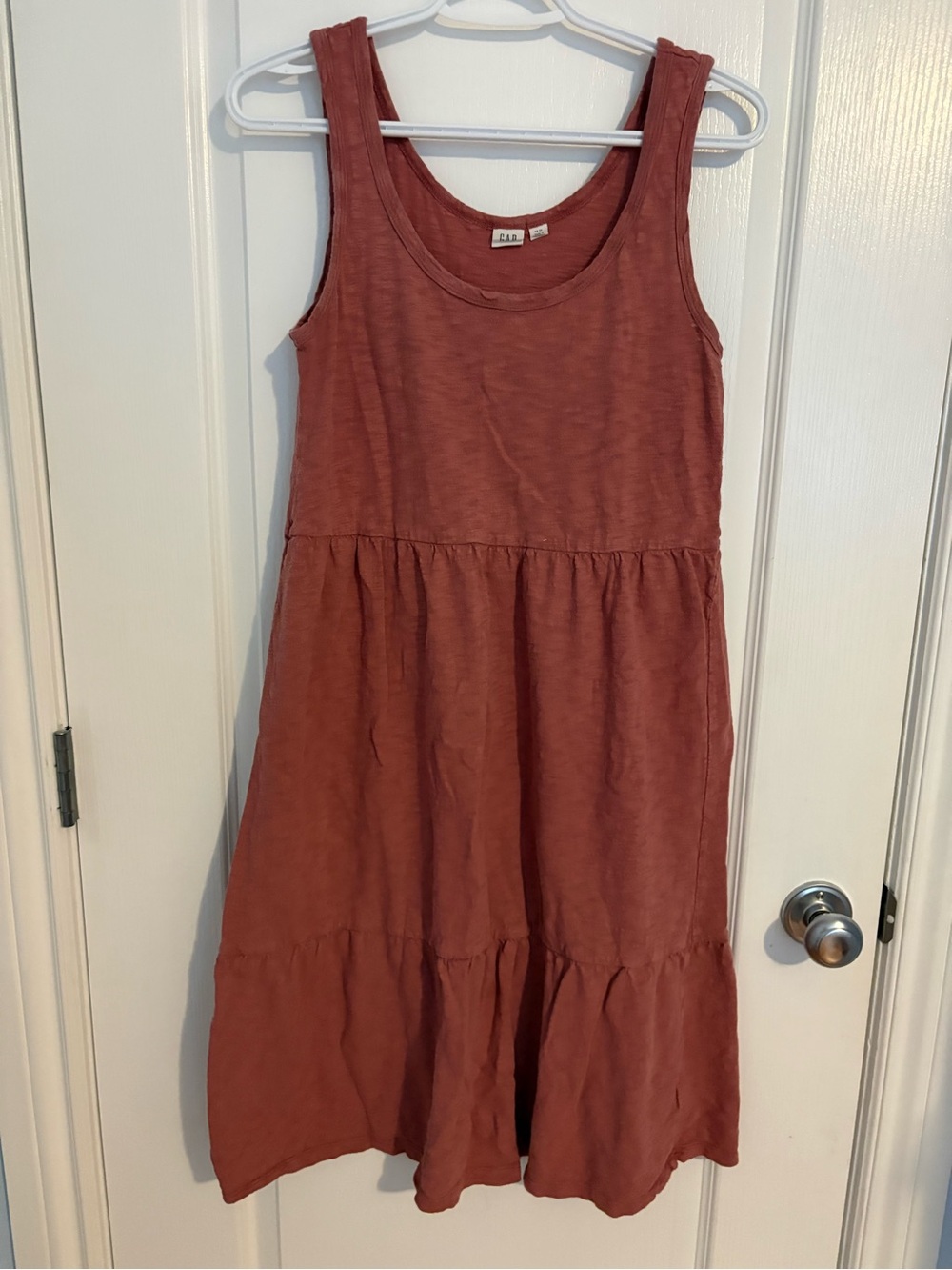 GAP Midi Length Tiered Tank Dress